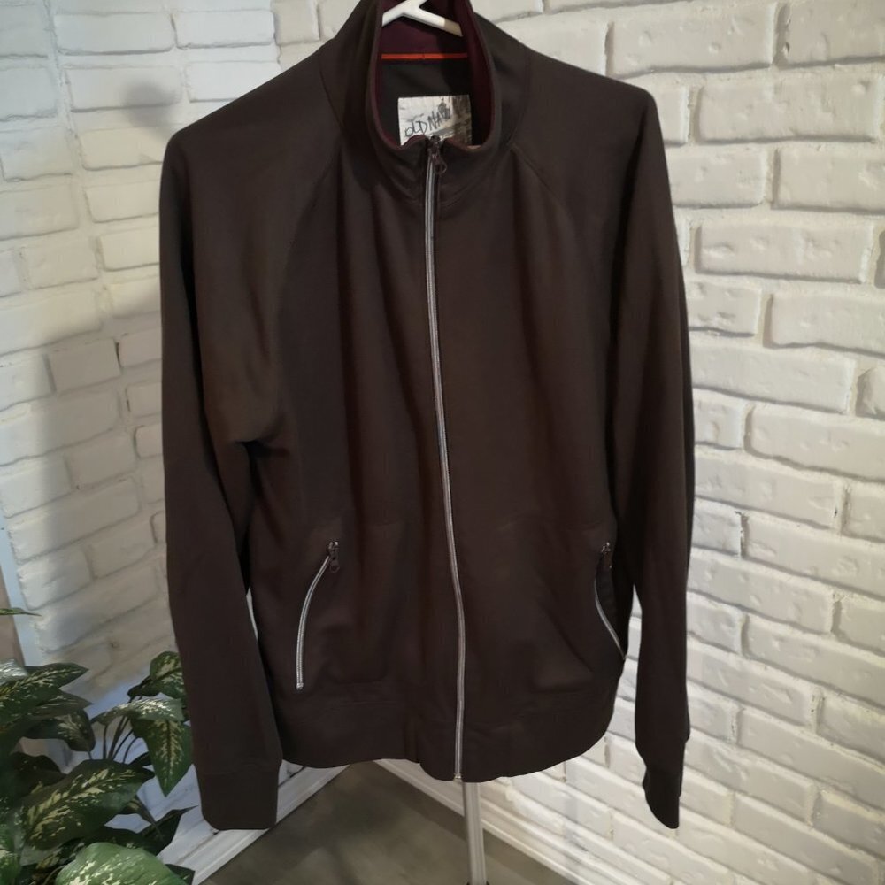 Old Navy Men's Brown Full Zip Lightweight Athletic Jacket - Picture 2 of 11
